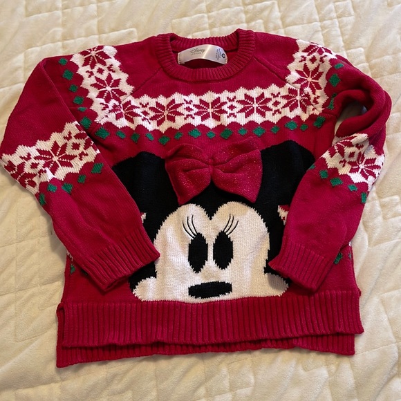 Disney Other - Minnie Mouse sweater 5/6